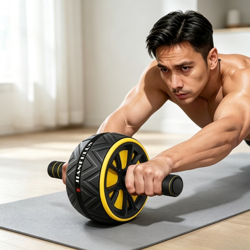 Sports Equipment Near Me - عجلة تمارين البطن غير القابلة للانزلاق،