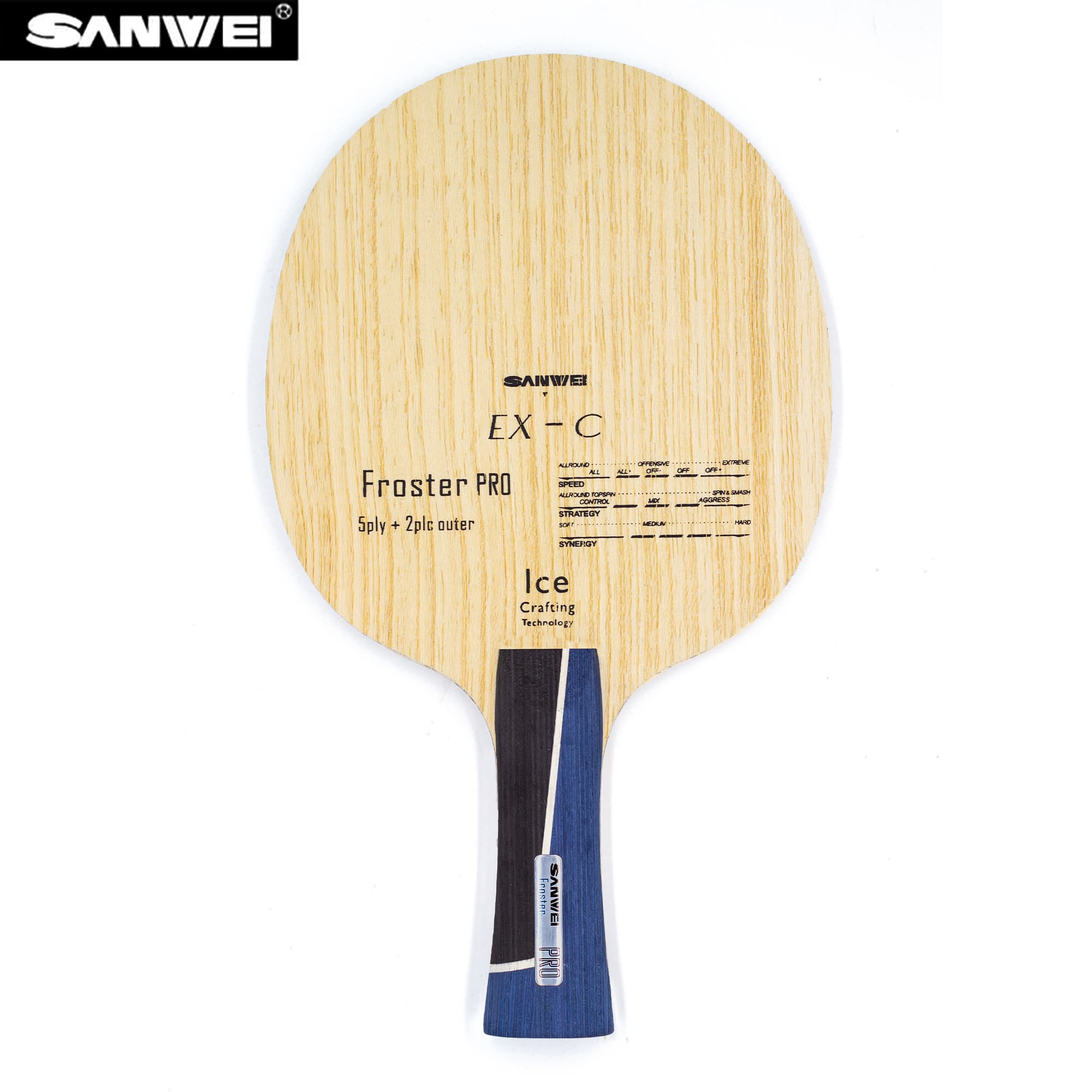 Table Tennis Paddle - سانوي ALC تنس الطاولة بليد فروستر