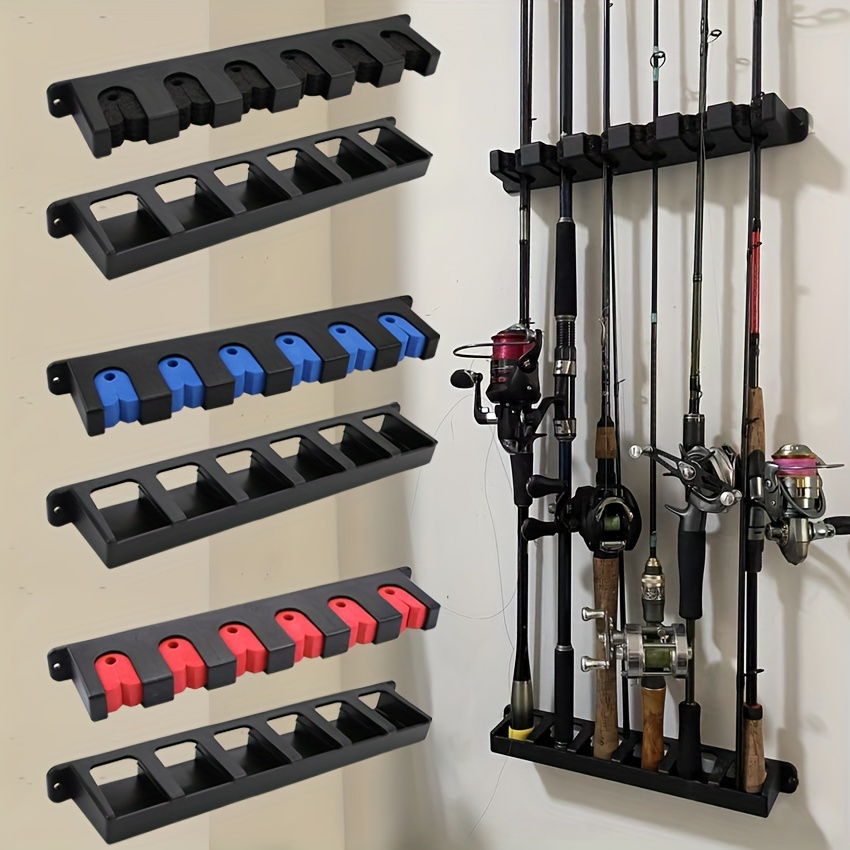 Sports Equipment Garage Storage - حامل جداري لقصبات الصيد سهل التركيب