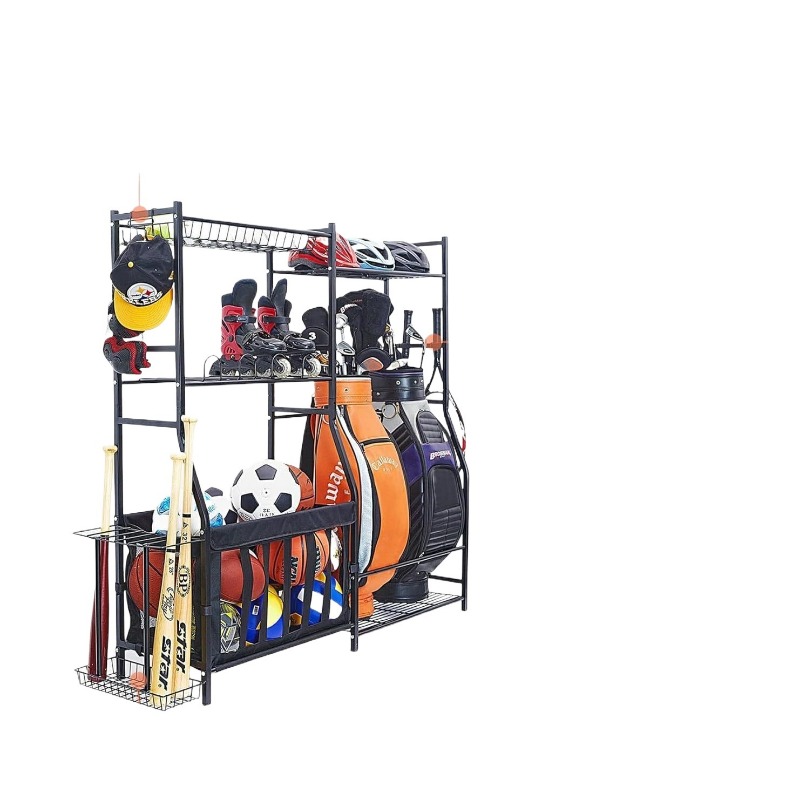 حقيبة لتخزين معدات رياضية في ا - مراجعة Sports Equipment Garage Storage وسعره
