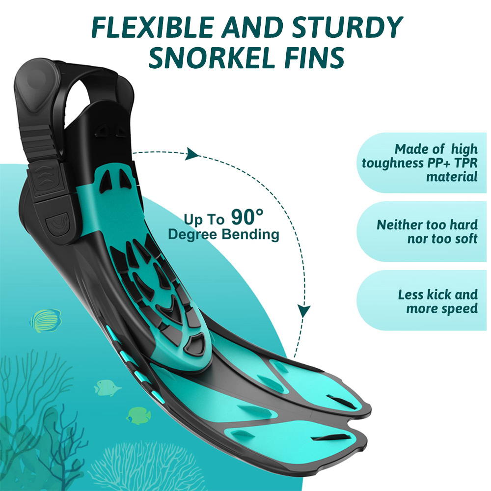 زعانف الغطس زعانف السباحة أباز - مراجعة Swim Fin Short Blade وسعره