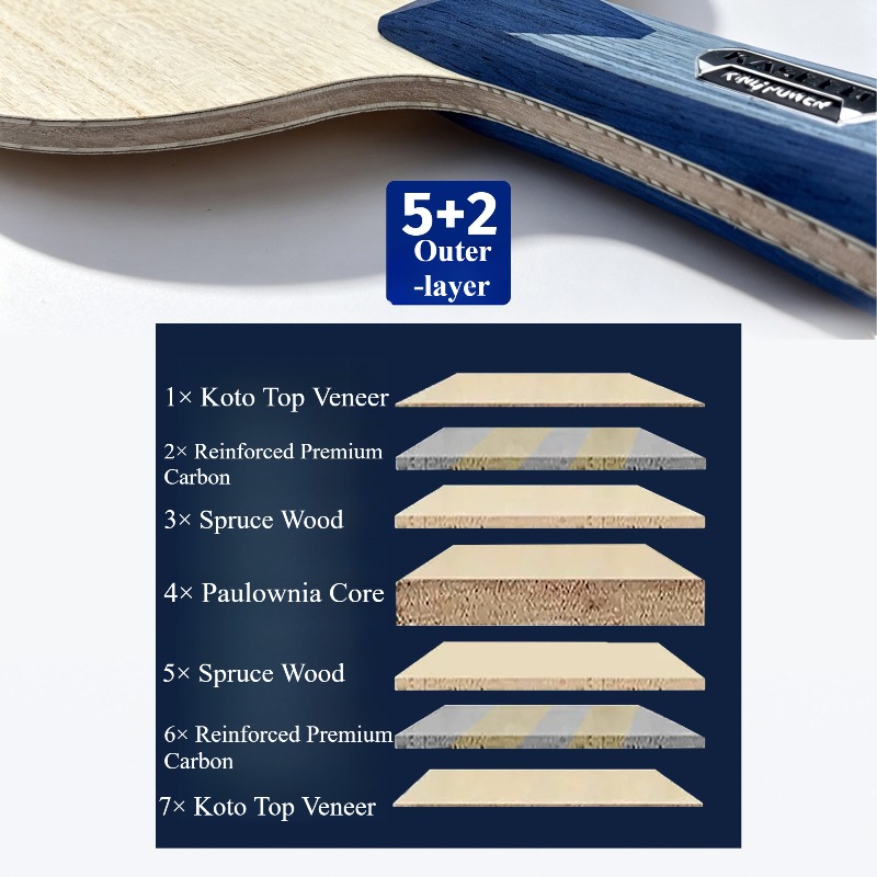 كاسيد كينج باور S211 مضرب تنس  - مراجعة Table Tennis Paddle وسعره