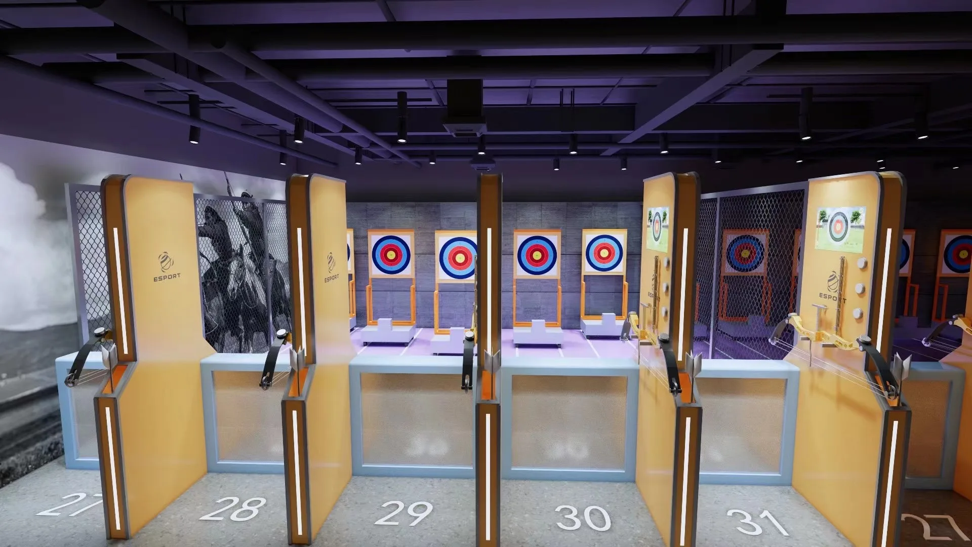 قاعة الرماية الرياضية الرقمية  - مراجعة Sports Equipment Archery وسعره