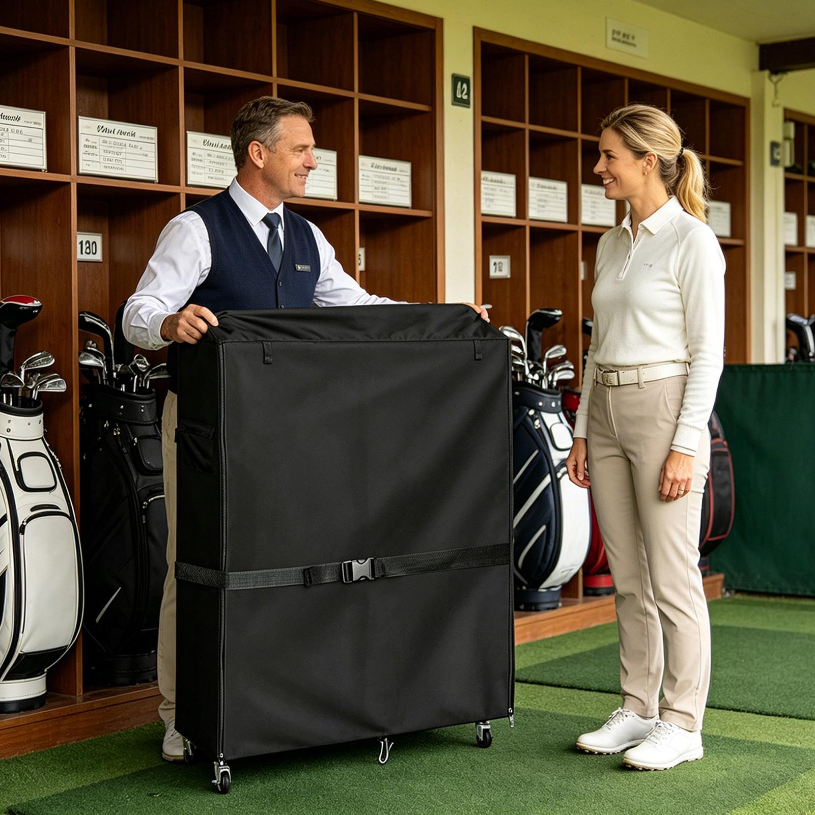 غطاء تخزين حقيبة الجولف من أكس - مراجعة Sports Equipment Garage Storage وسعره