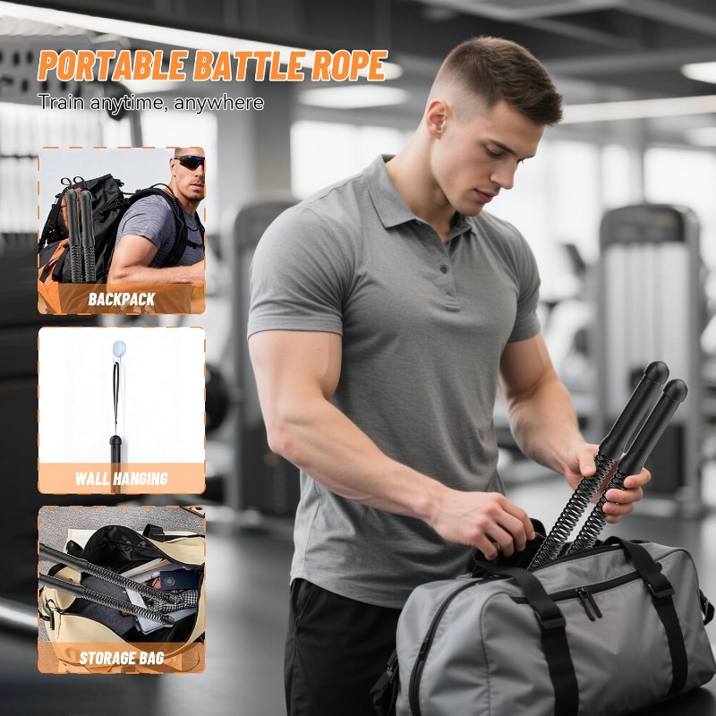 حبل قتالي لاسلكي للتمارين المت - مراجعة Sports Equipment Near Me وسعره