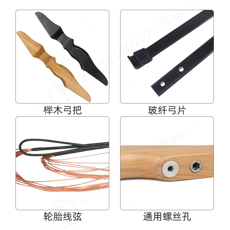مجموعة قوس ريكيرف بمقبض خشبي م - مراجعة Sports Equipment Archery وسعره